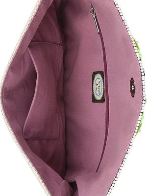 pink cotton ethnic clutch - 10008231 - Standard Image - 3