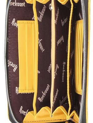 yellow leatherette wallets & card holder - 10008232 - Standard Image - 3