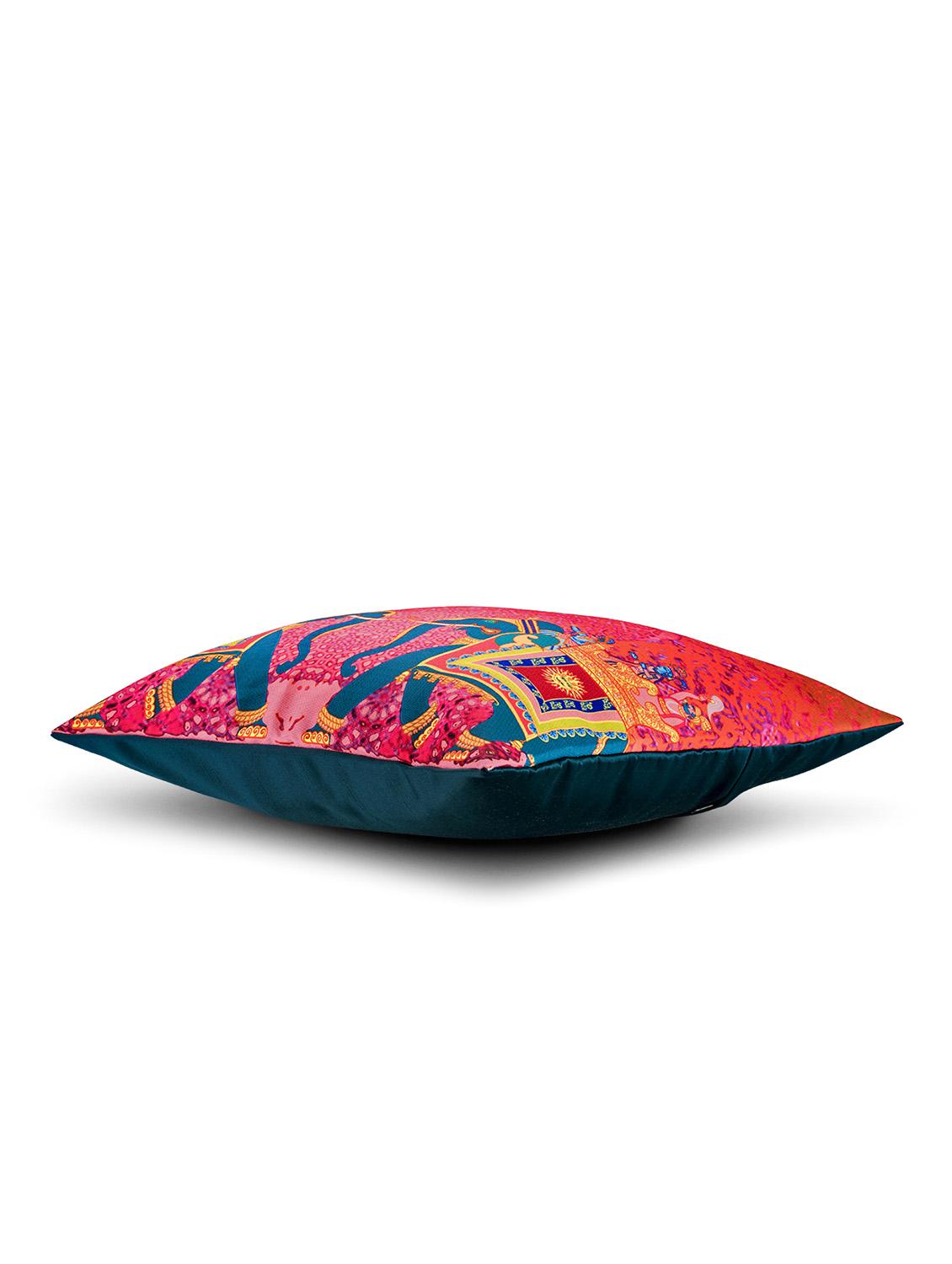 sej abstract orange hd digital premium 16 by 16 inch cushion cover (set of 2)(sbccdp0042p) - 10014032 - Zoom Image - 3