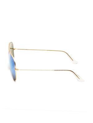 superdeals golden frame & blue glass aviator sunglasses for men & women - 10030534 - Standard Image - 3