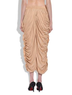 beige rayon harem pants - 10038341 - Standard Image - 3