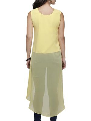 yellow georgette tunic - 10039912 - Standard Image - 3