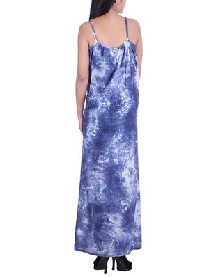 blue, white cotton dress - 10041305 - Standard Image - 3