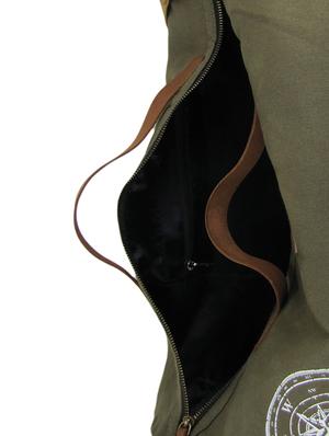 green canvas dufflebag - 10050721 - Standard Image - 3