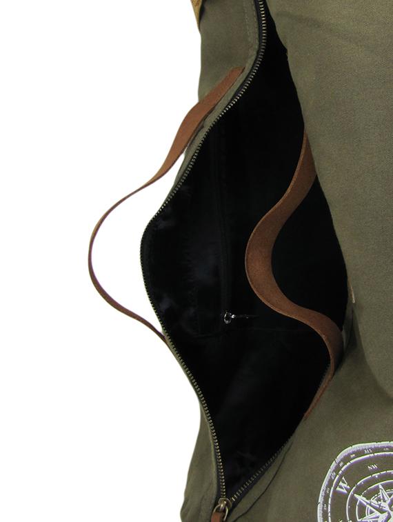 green canvas dufflebag - 10050721 - Zoom Image - 3