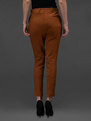 tan cotton knitted jegging - 1008678 - Standard Image - 3