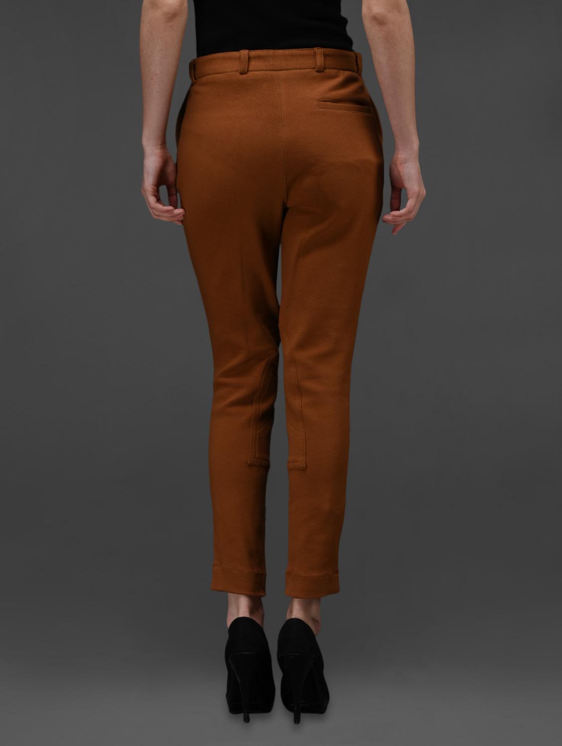tan cotton knitted jegging - 1008678 - Zoom Image - 3