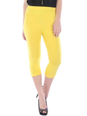 black, yellow cotton leggings - 10087194 - Standard Image - 6