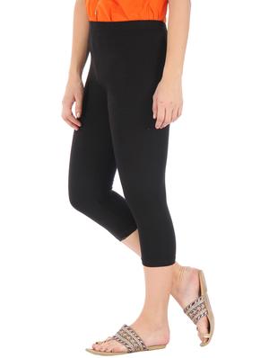 set of 2 cotton lycra blend capris - 10087198 - Standard Image - 3