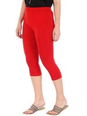 white, red cotton leggings - 10087204 - Standard Image - 3