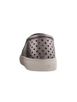 silver plimsolls casual shoe - 10096253 - Standard Image - 3