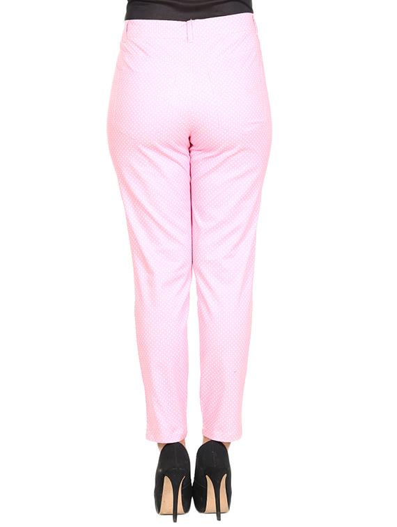 pink cotton jeans - 10123273 - Zoom Image - 3