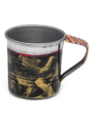 black painted tea cup set (6pcs) - 1017031 - Standard Image - 3