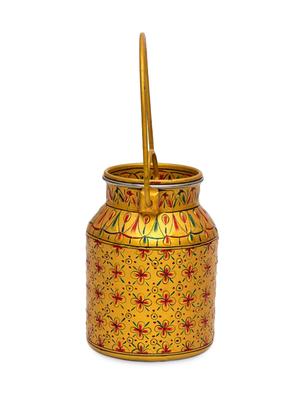 golden floral handpainted cookie container - 1017047 - Standard Image - 3