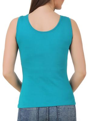 solid blue tank top - 10193792 - Standard Image - 3