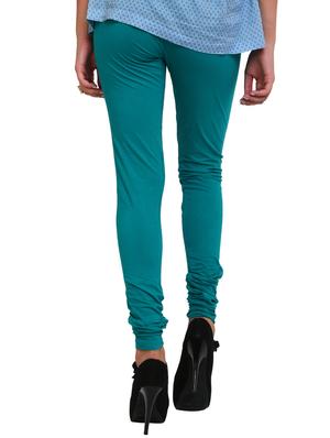 green cotton leggings - 10229488 - Standard Image - 3