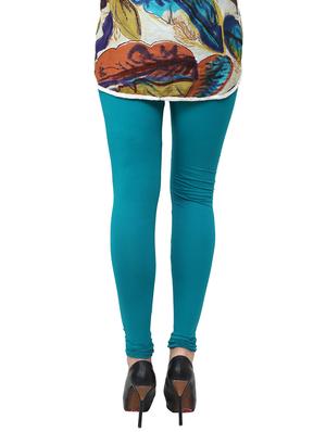 green cotton leggings - 10229516 - Standard Image - 3