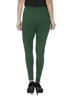 green cotton leggings - 10229626 - Standard Image - 3