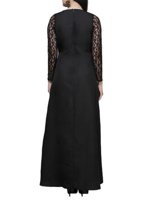 laced panel maxi dress - 10277422 - Standard Image - 3