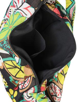multi colored cotton printed handbag - 10291767 - Standard Image - 3