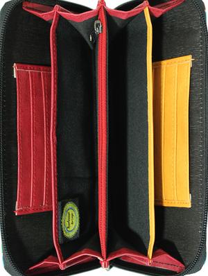 multi colored leather wallet - 10291776 - Standard Image - 3