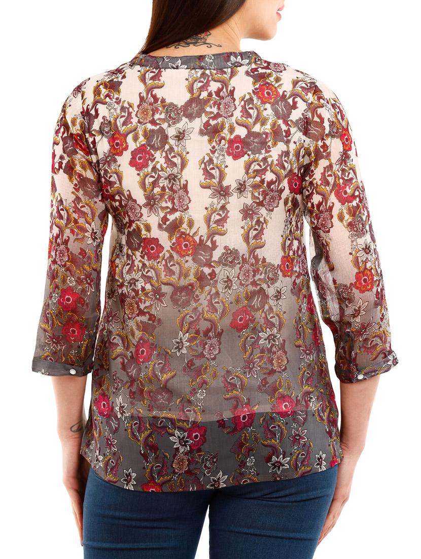 charcoal poly cotton top - 10292639 - Zoom Image - 3