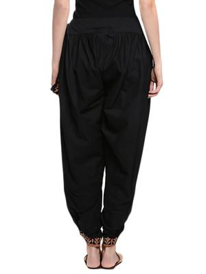 cotton hand block printed dhoti pants - 10302691 - Standard Image - 3