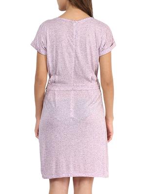 purple viscose dress - 10355480 - Standard Image - 3