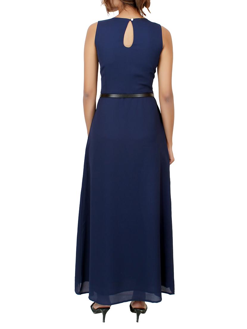 pleat detail maxi dress - 10357487 - Zoom Image - 3