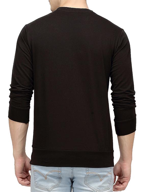 black cut and sew tshirt - 10399052 - Zoom Image - 3