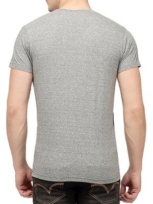 grey cotton cut & sew t-shirt - 10399055 - Standard Image - 3