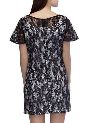 black net sheath dress - 10411623 - Standard Image - 3