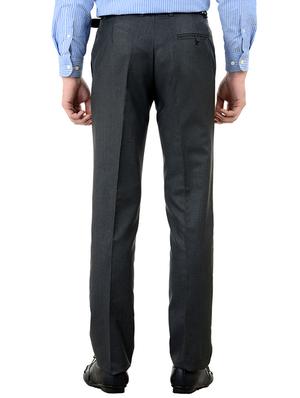 black cotton formal trouser - 10439536 - Standard Image - 3