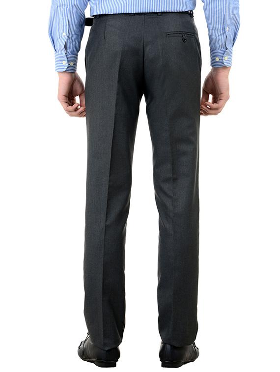 black cotton formal trouser - 10439536 - Zoom Image - 3