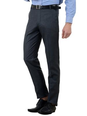 multi colored cotton flat front formal trouser - 10439626 - Standard Image - 3