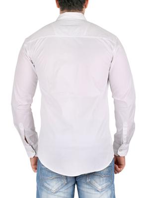 white cotton casual shirt - 10449241 - Standard Image - 3