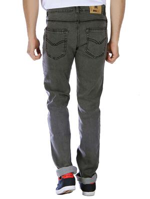 grey cotton plain jean - 10456019 - Standard Image - 3