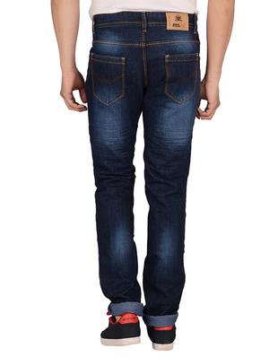 blue denim heavy washed jeans - 10456022 - Standard Image - 3