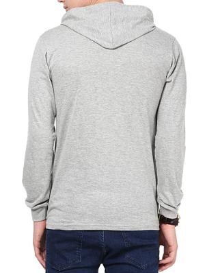 grey cotton tshirt - 10456247 - Standard Image - 3