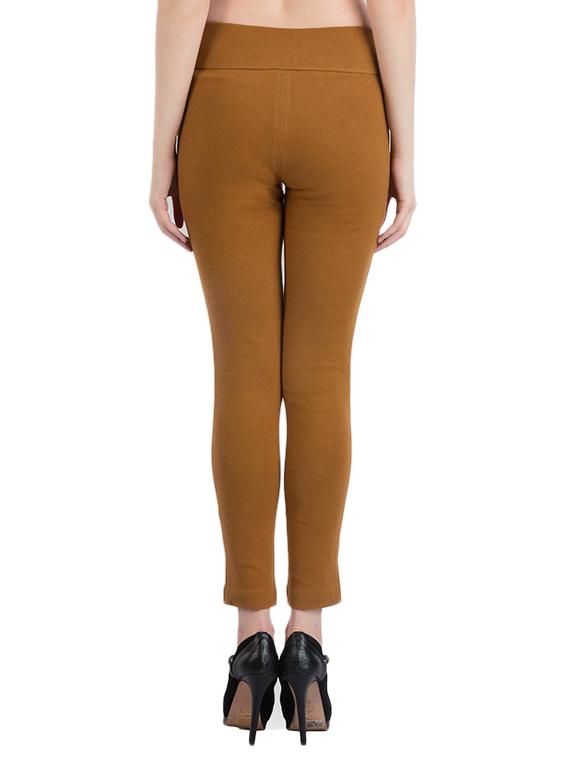 tan cotton jeggings - 10460734 - Zoom Image - 3