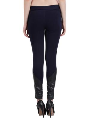 blue cotton trousers - 10460741 - Standard Image - 3