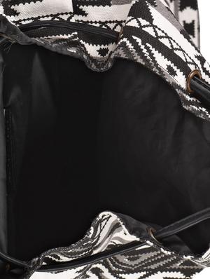 White canvas backpack - 1051052 - Standard Image - 3