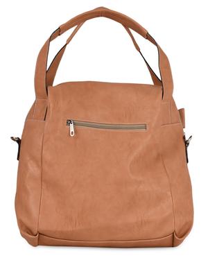 beige leatherette handbag - 1051067 - Standard Image - 3