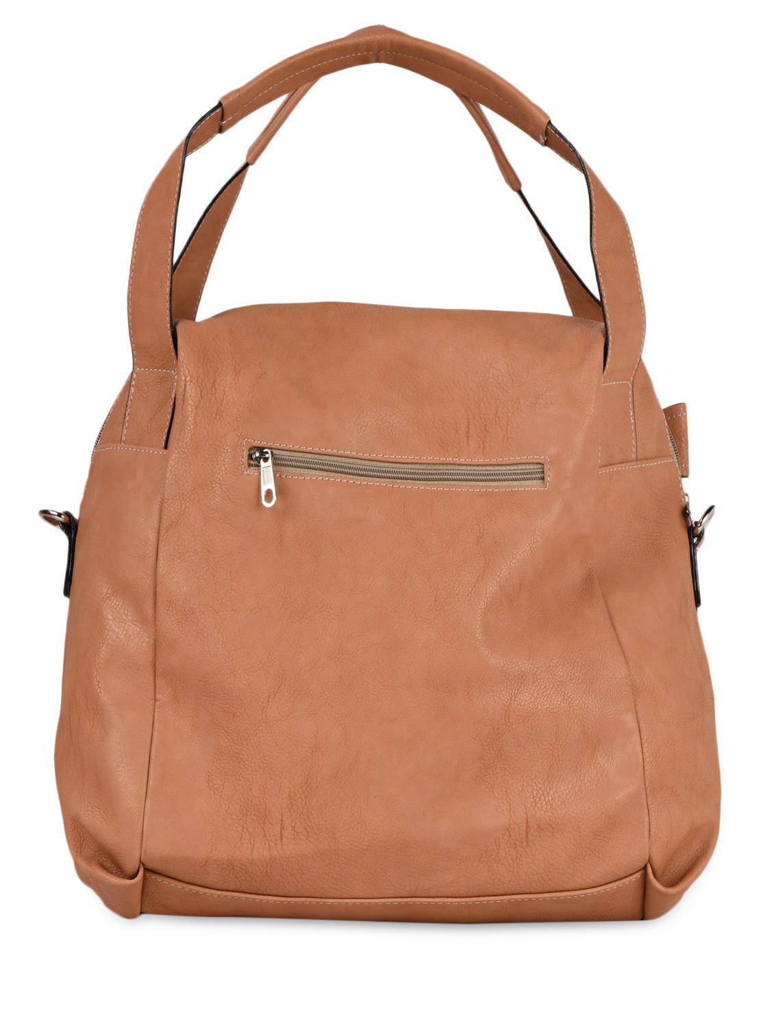 beige leatherette handbag - 1051067 - Zoom Image - 3
