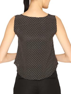 polka dot crop top - 10516057 - Standard Image - 3