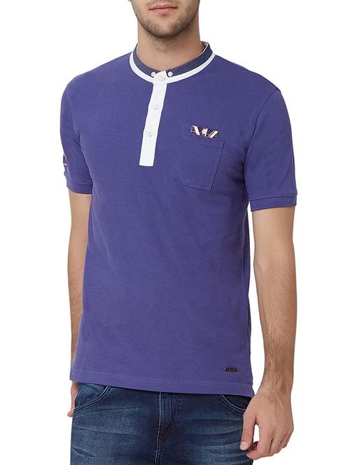 purple cotton tshirt - 10522187 - Standard Image - 1