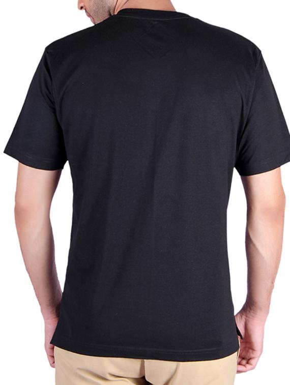 black cotton blend tshirt - 10543219 - Zoom Image - 3