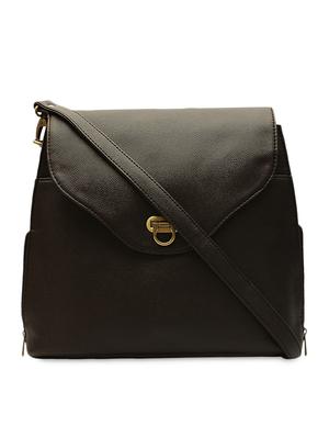 brown leatherette sling bag - 1054355 - Standard Image - 3