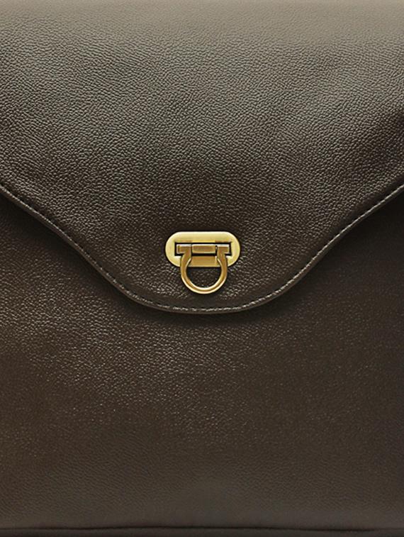 brown leatherette sling bag - 1054355 - Zoom Image - 6