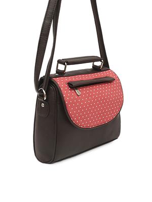 multi polka dots printed leatherette sling bag - 1054359 - Standard Image - 6